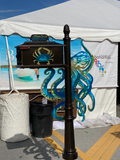 Custom All Aluminum Octopus Mailbox and Mailbox Post