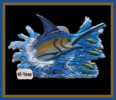 Aluminum Marlin Decorative Hose Holder - Broward Casting